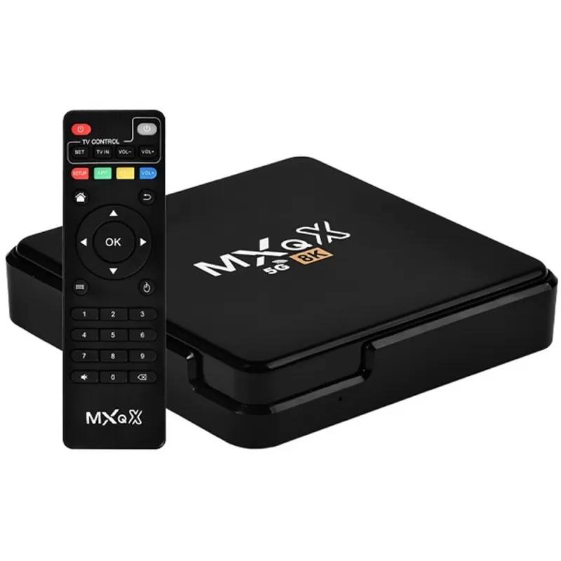 Receptor TV Box MXQ X Mini 5G 8K 64/256GB - Black