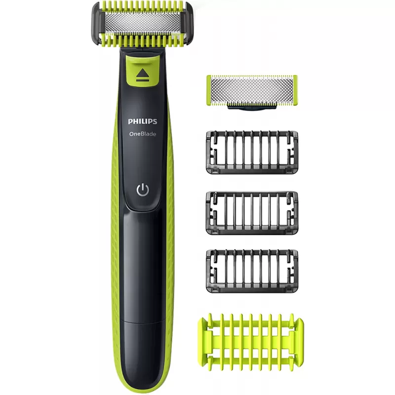 Afeitadora Eléctrica Philips OneBlade QP2620/21 2V - Black/Lime