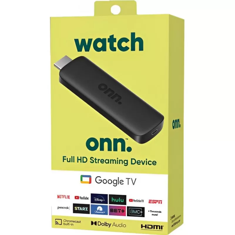 Media Player Onn Google TV Full HD Streaming Decive