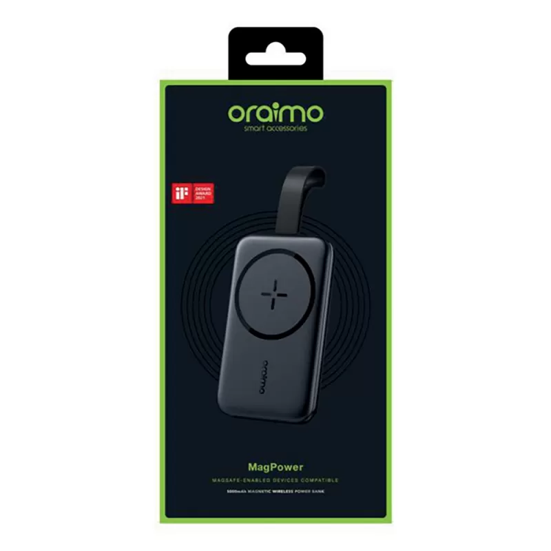 Cargador Portátil Wireless Oraimo MagPower OWP-500 - Black