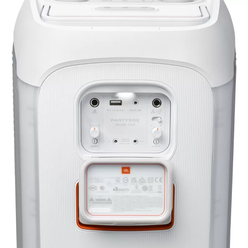 Speaker JBL PartyBox Club 120 - White (Caja Fea)