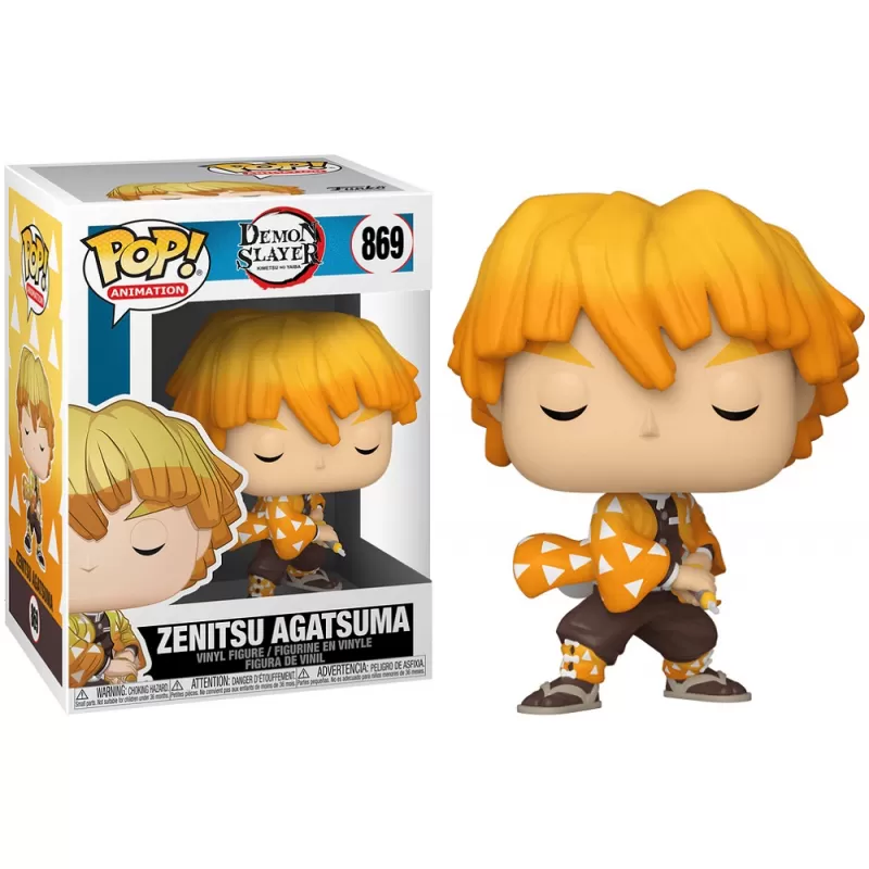 Muñeco Funko Pop! Demon Slayer - Zenitsu Agatsuma 869