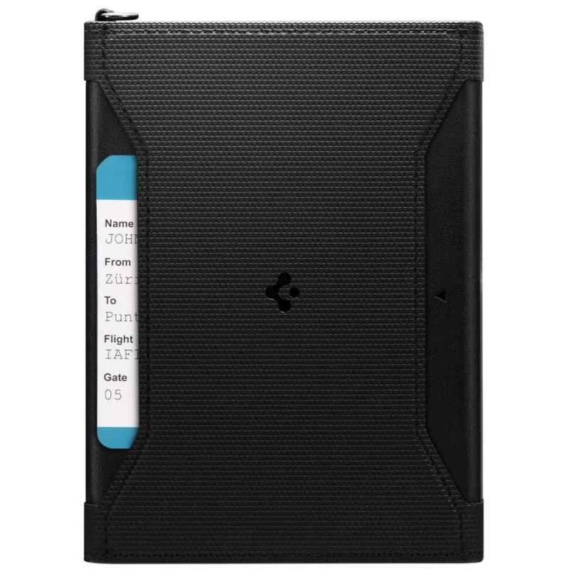 Estuche para pasaporte Spigen AFA05538 - Black