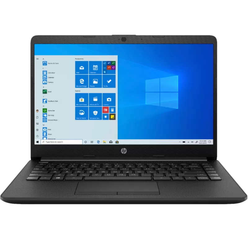 Notebook HP 14-dk1003dx de 14 com AMD Athlon Silver 3050U/4GB RAM/128GB SSD/W10 - Preto