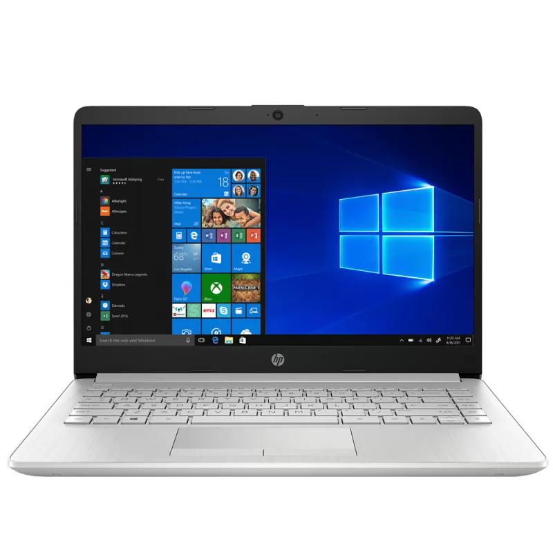 Notebook HP 14-dk1025wm de 14 con AMD Ryzen 3 3250U/4GB RAM/1TB/W10 - Plata