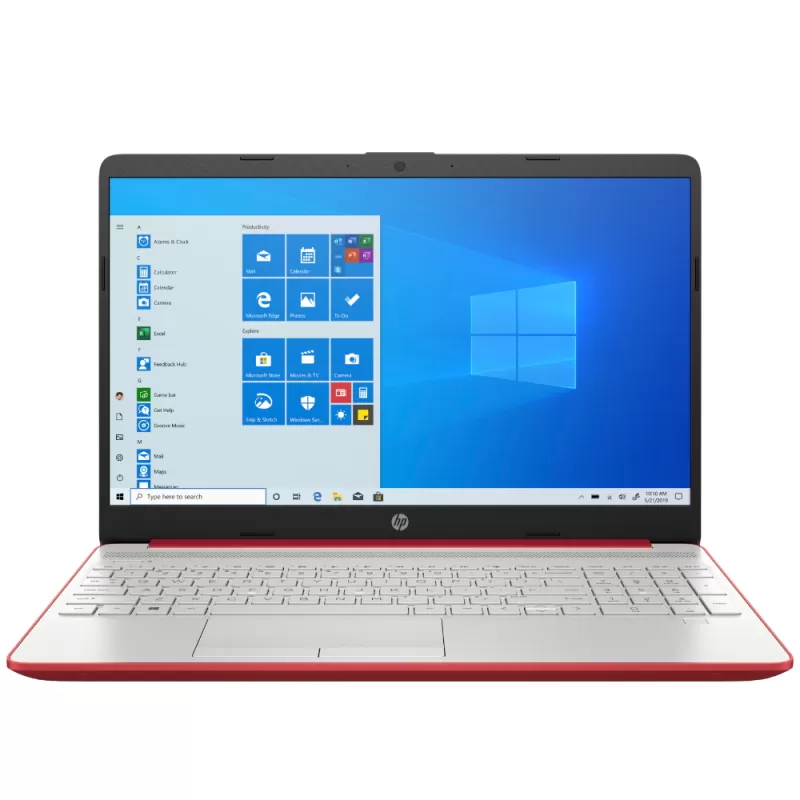 Notebook HP 15-dw0083wm Intel Pentium/4GB/128GB SSD/15.6" HD/W10 - Rojo