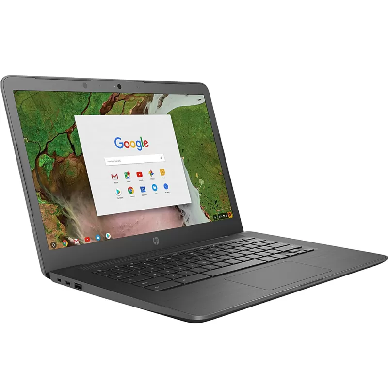 Notebook HP Chromebook 14 G5 HP-3PD87UT  14 con Celeron N3350/8GB RAM/32GB eMMC/Chrome OS - Gris