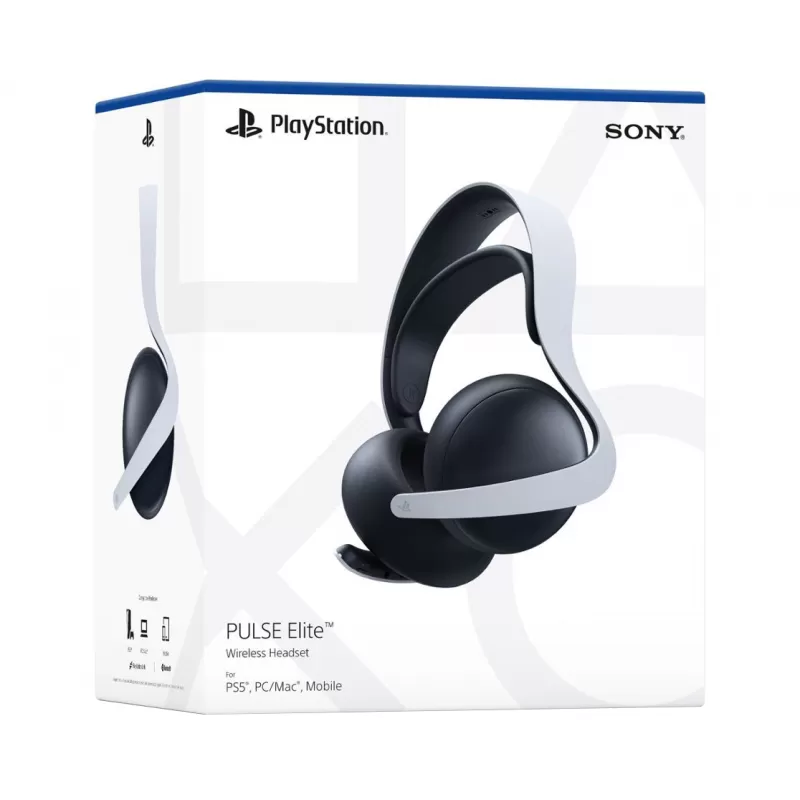 Auricular Sony Pulse Elite Wireless para PlayStation 5 - White/Black