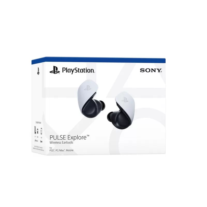 Auricular Wireless Sony Pulse Explore para PlayStation 5 - White/Black