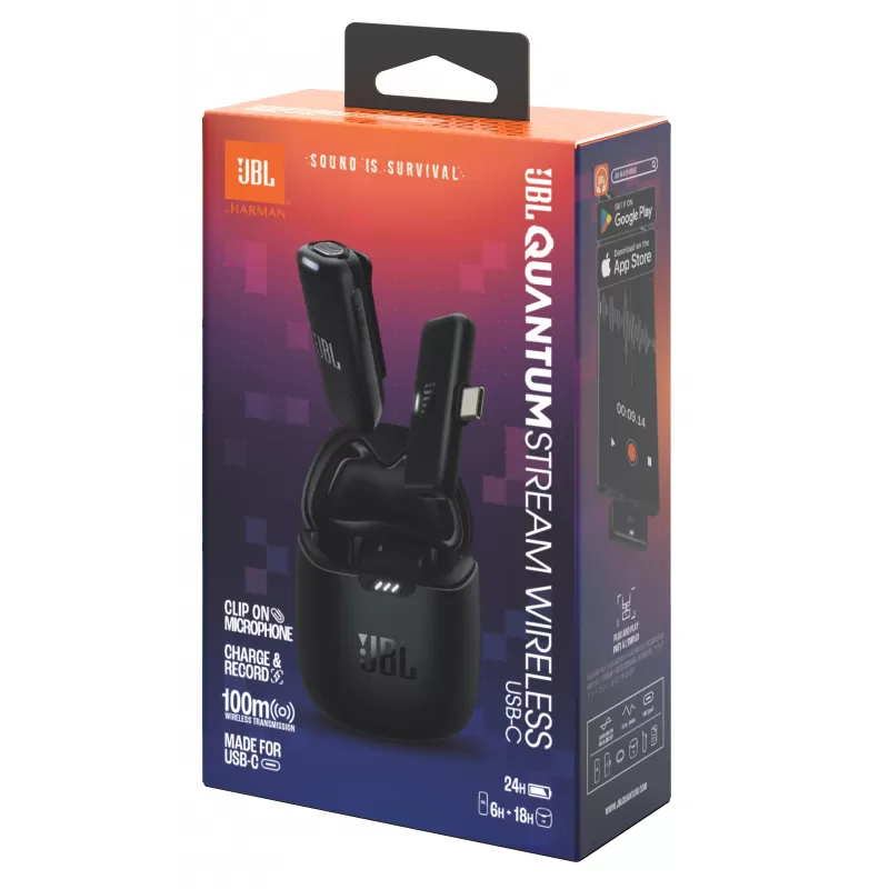 Micrófono JBL Quantum Stream Wireless USB-C - Black