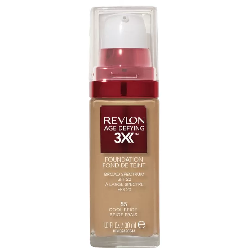 Base Revlon Age Defying 3X Foundation - 055 Cool Beige