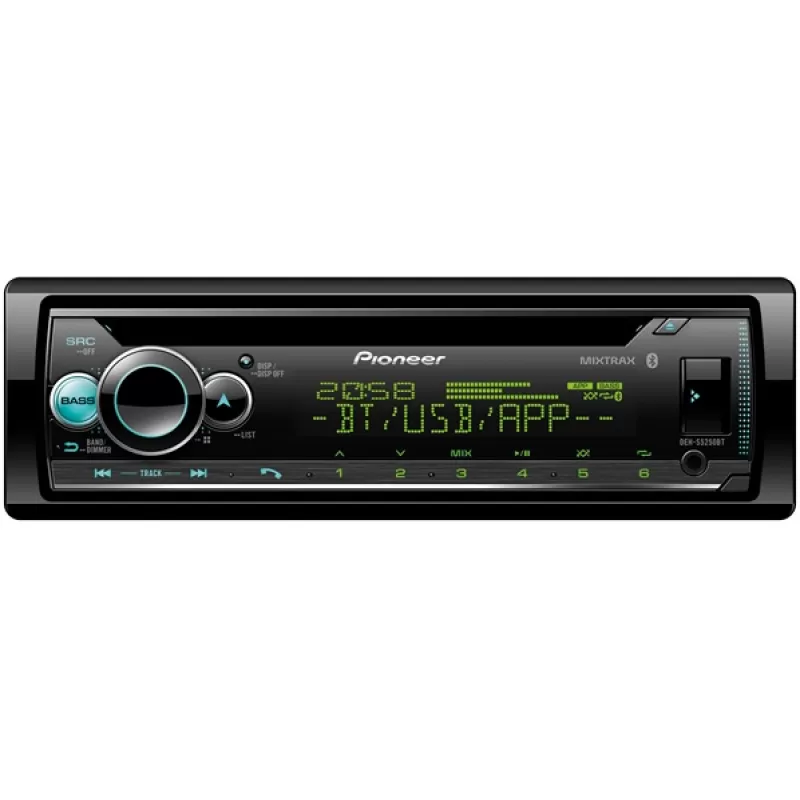 Toca CD Pioneer DEH-S5250BT Bluetooth Smart Sync