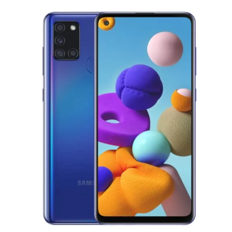 Smartphone Samsung Galaxy A21s SM-A217M DS 4/64GB - Azul (Gar. PY/UY/ARG)