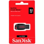 Pendrive SanDisk Cruzer Blade Z50 32GB - Black/Red