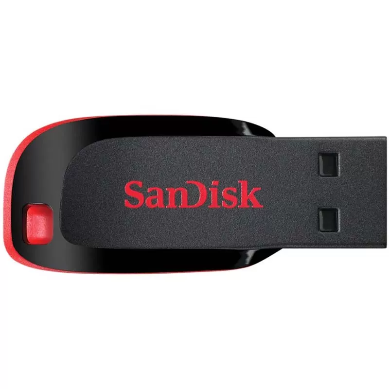 Pendrive SanDisk Cruzer Blade Z50 16GB - Black/Red