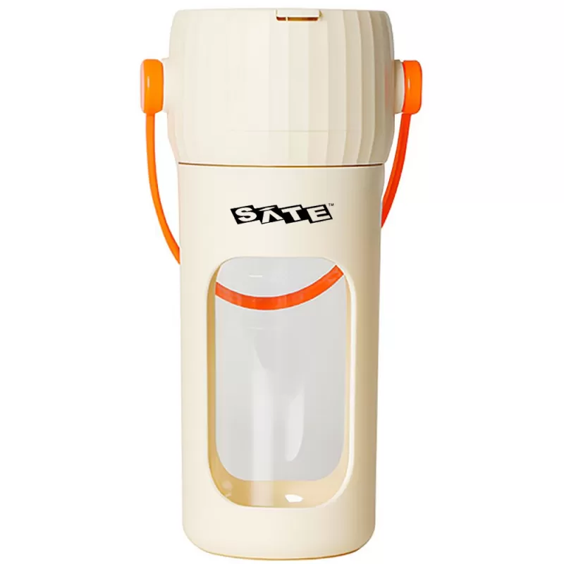 Mini Licuadora Portátil Satellite A-P27 70W 380ml - Beige/Orange