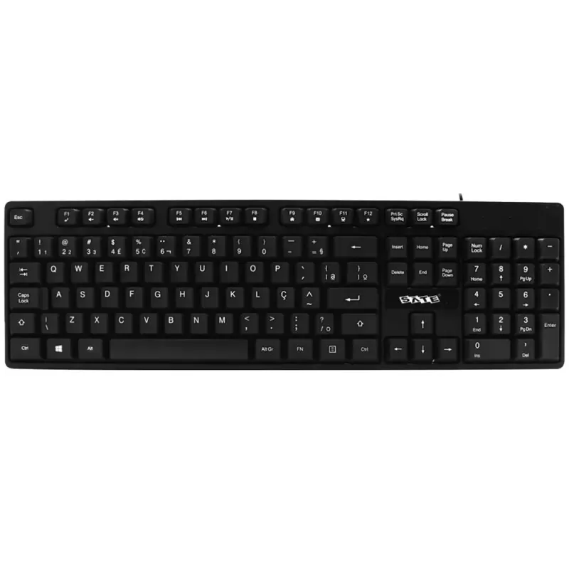 Teclado Satellite AK-921 USB - Black (Portugués)