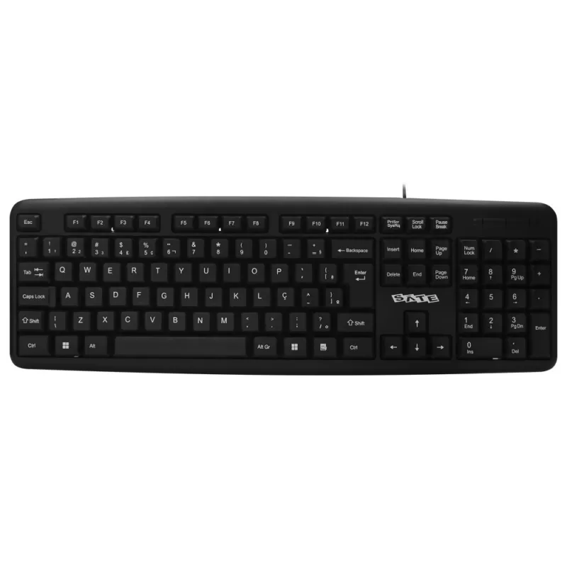 Teclado Satellite AK-951 USB - Black (Portugués)