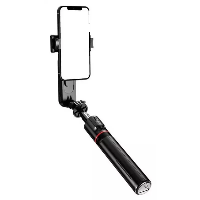 Bastón de Selfie Multifuncional A3040-L15 Bluetooth 1140mm LED - Black