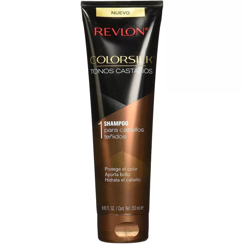 Shampoo para Cabello Teñido Revlon ColorSilk Tonos Castaños - 250ml