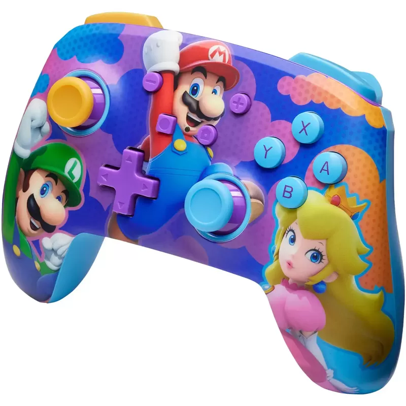 Control Wireless PowerA Nintendo Switch - Super Mario Color Splash Heroes (PWA-A-09111)