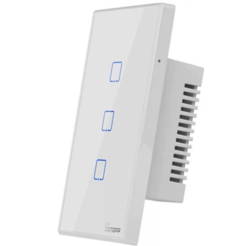 Interruptor de Pared Smart Sonoff T2US3C Wi-Fi 2V - White