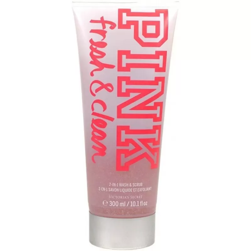 Jabón Liquido & Exfoliante Victoria's Secret PINK Fresh & Clean 2 en 1 - 300ml