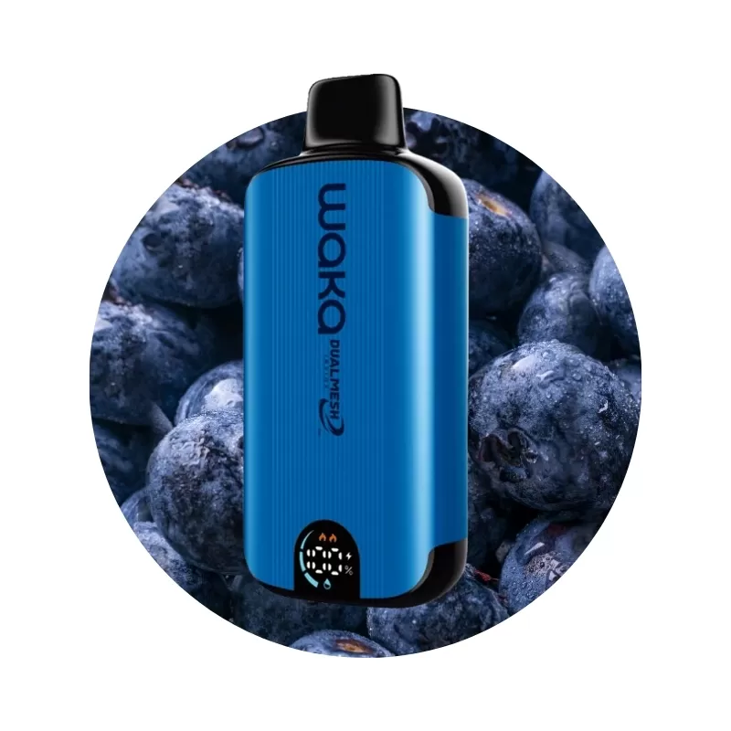 Vaper Descartable WAKA soPro 3% Nicotina 8000 Puffs - Blueberry Splash