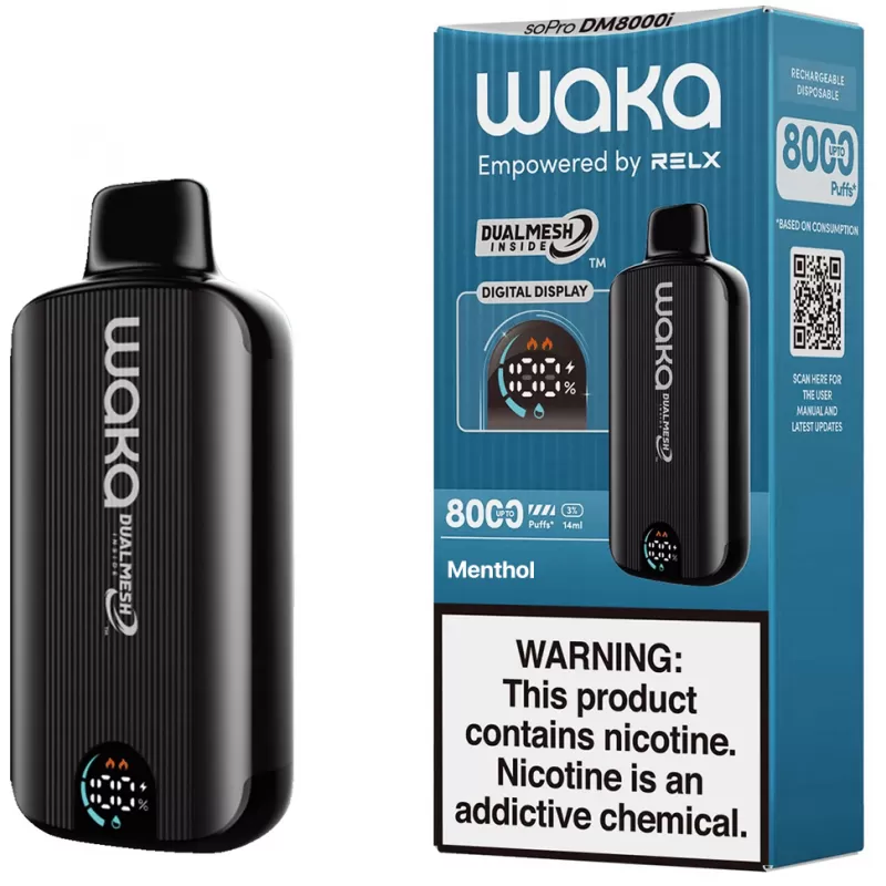 Vaper Descartable WAKA SoPro 3% Nicotina 8000 Puff...