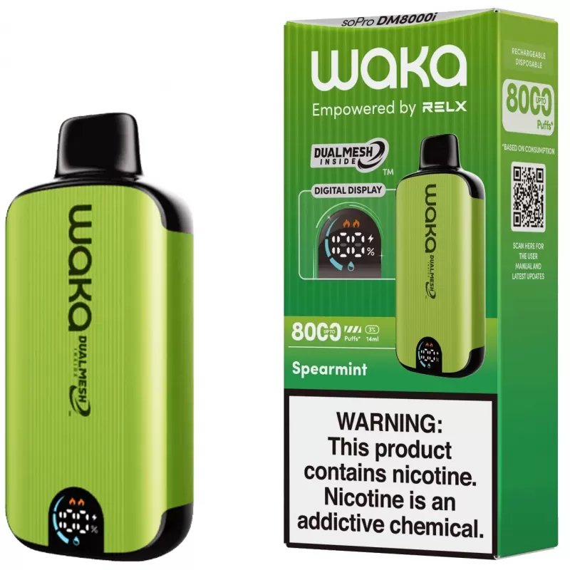 Vaper Descartable WAKA SoPro 3% Nicotina 8000 Puff...