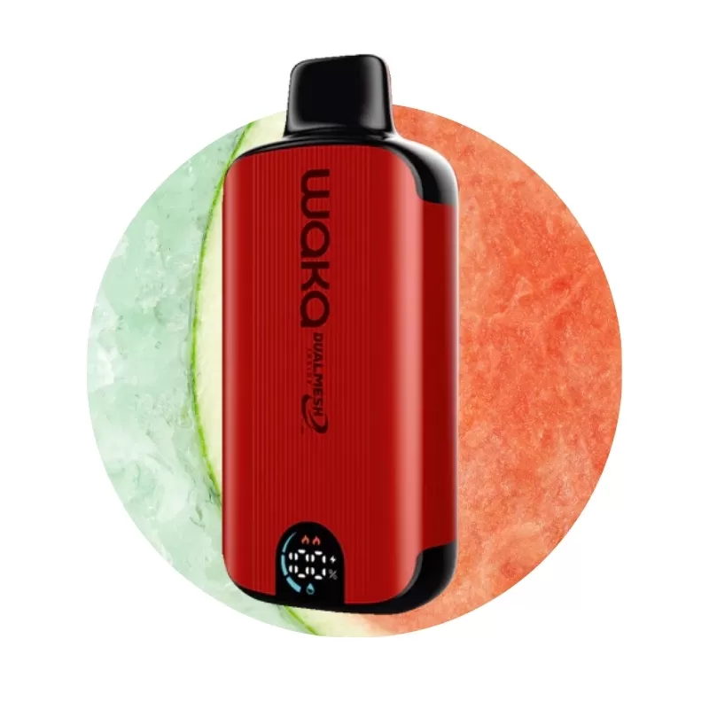 Vaper Descartable WAKA soPro 3% Nicotina 8000 Puffs - Watermelon Chill