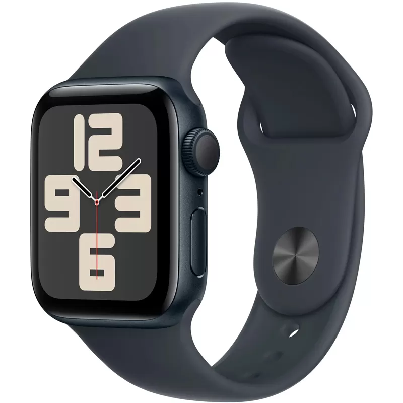 Apple Watch SE 2nd Generation MXE73LL/A 40mm GPS (2024) - Midnight Aluminium/Sport Band