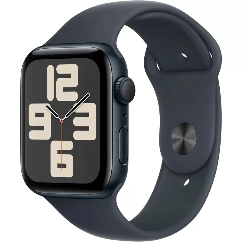 Apple Watch SE 2nd Generation MXEK3LL/A 44mm GPS (2024) - Midnight Aluminium/Sport Band