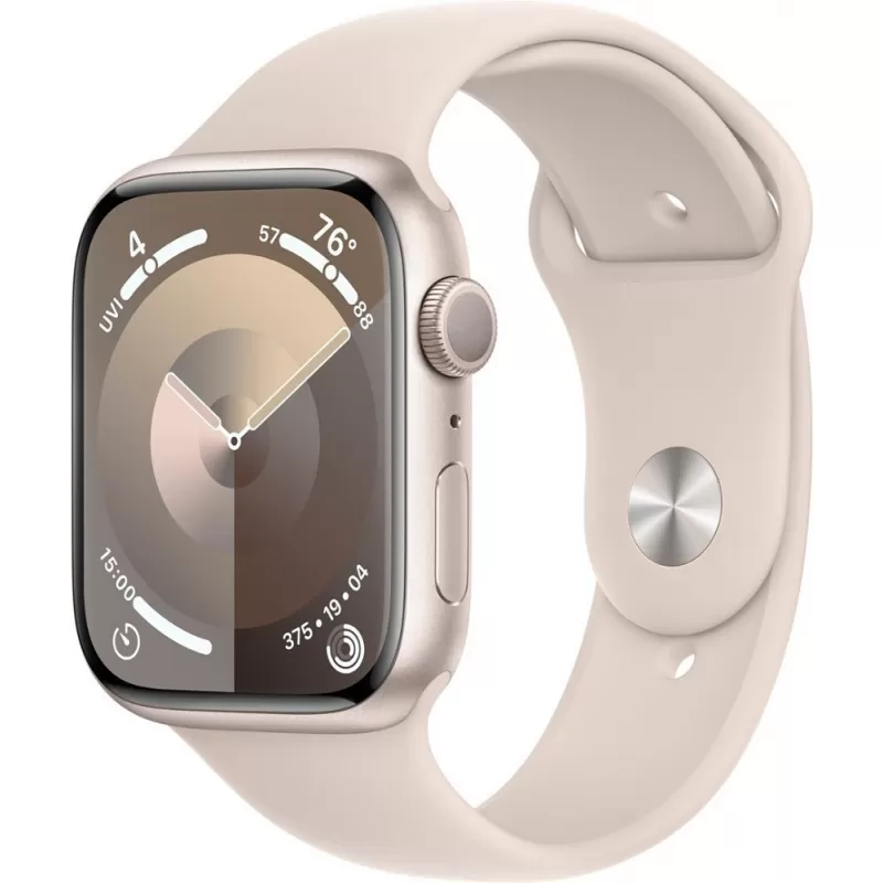 Apple Watch Series 9 MR963LL/A 45mm GPS - Starlight Aluminum/Sport Band