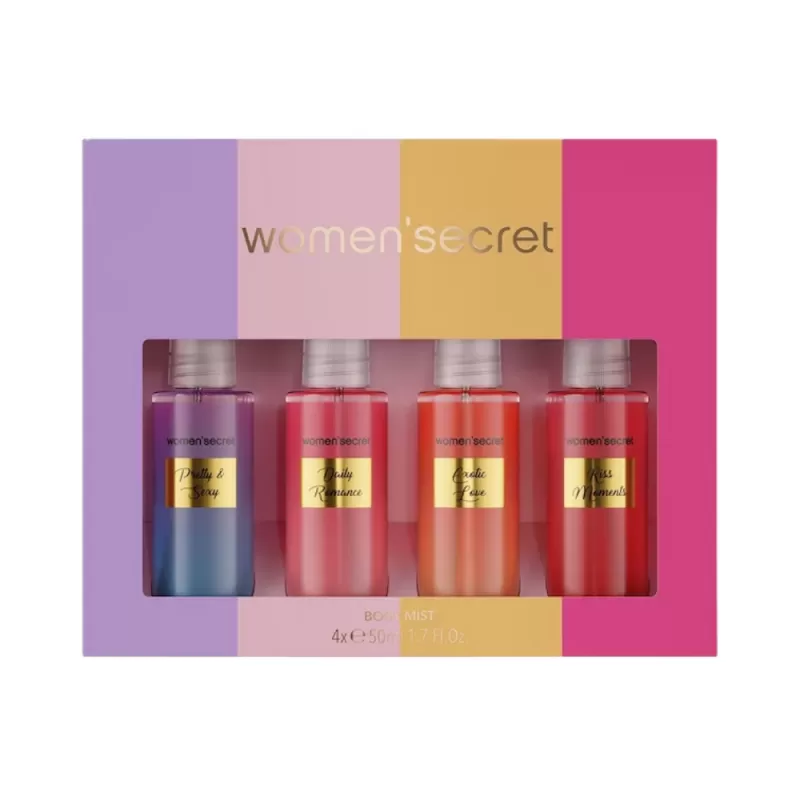 Kit Women'Secret Body Mist - 50mL (4 Unidades)
