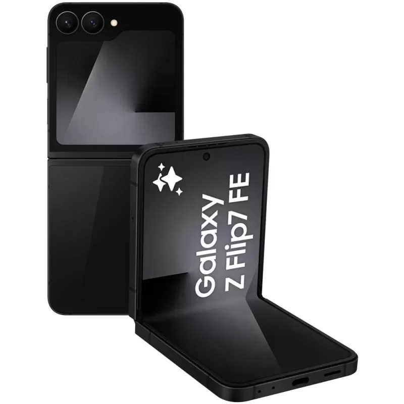 Smartphone Samsung Galaxy Z Flip7 FE SM-F761B SS 5G 6.7" 8/256GB - Black