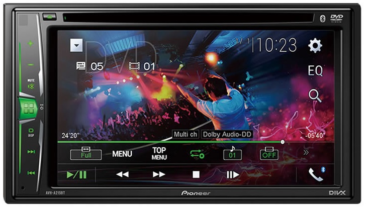 Toca DVD Pioneer AVH-A215BT Touch 6.2" Bluetooth