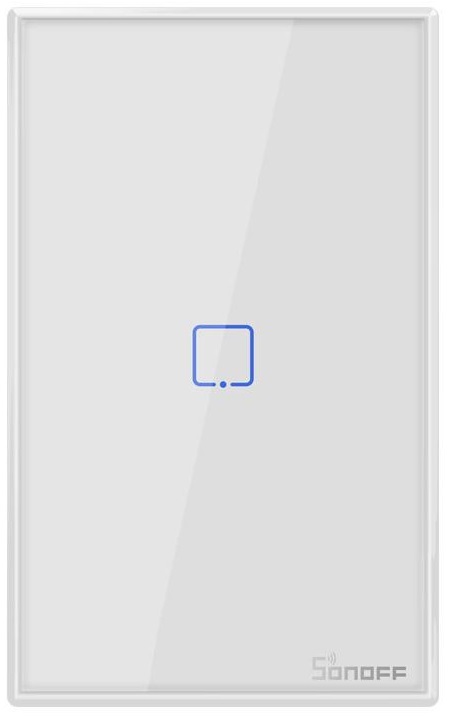 Interruptor De Pared Smart Sonoff T0US1C Wi-Fi/1 Botón - White